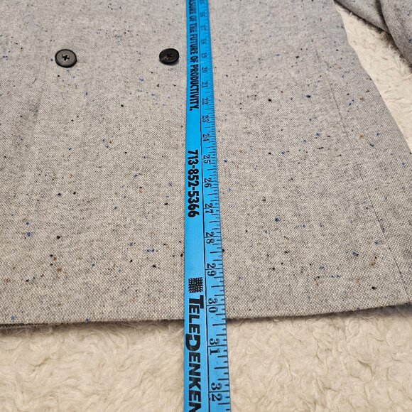 JF x Jason Bolden Unisex Gray Multi Wool Blend Oversize Suit Jacket Size M - Picture 5 of 8